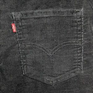 Levi's 512 Black Corduroy Skinny’s